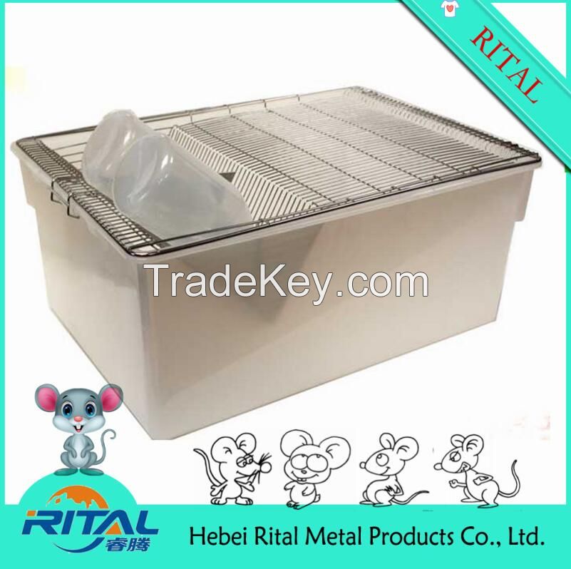 Plastic and metal Material and Rodent Breeding Tubs Bottles cages