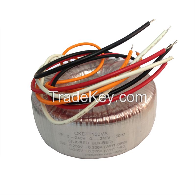 Toroidal Power Supply Ring Type Step Down Audio Transformer