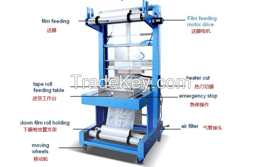   Tray Shrink Packing Machine Shrink wrapping machine sleeve shrink wrapping machine 