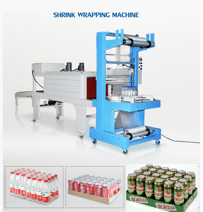  Automatic Sleeve Shrink Wrapping Machine 