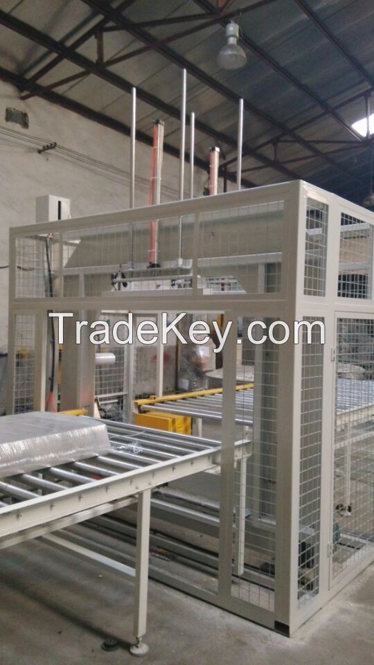 Automatic Conveyor Horizontal Orbital Stretch Wrapping Machine