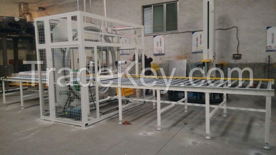 Automatic Conveyor Horizontal Orbital Stretch Wrapping Machine