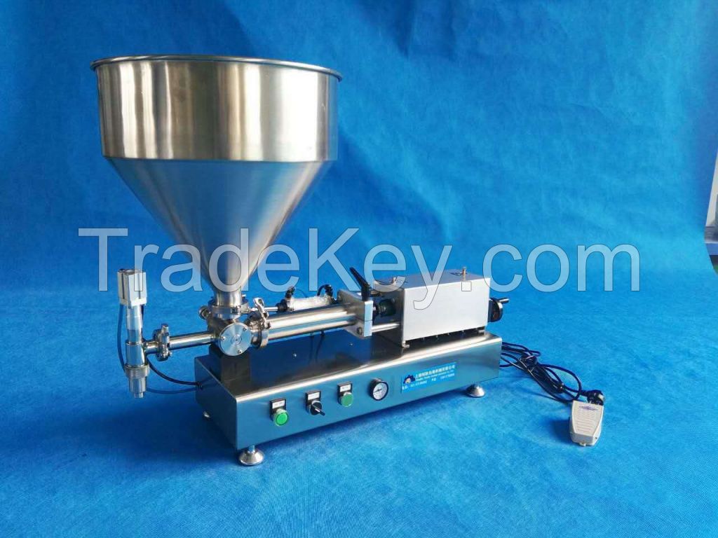 Cream filling machine with mixer for cosmetics, medical, food,seasoning 