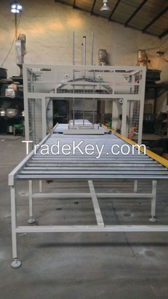 Automatic Conveyor Horizontal Orbital Stretch Wrapping Machine