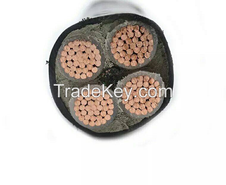 0.6/1 KV XLPE/ PVC Insulated Copper Conductor NYY N2XY Non Armored Underground Power Cable