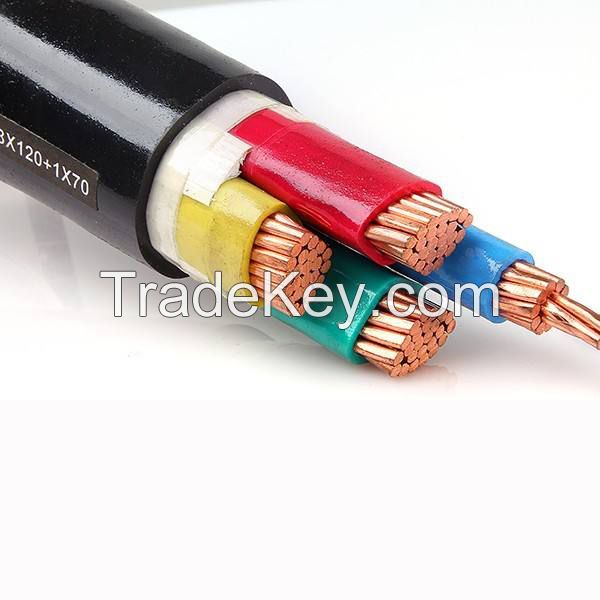 0.6/1 KV XLPE/ PVC Insulated Copper Conductor NYY N2XY Non Armored Underground Power Cable