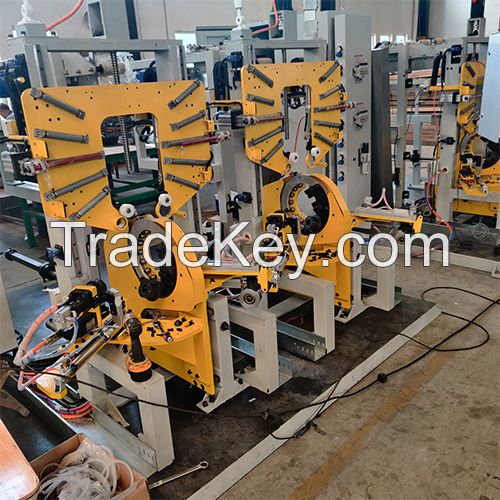 Double-station automatic tire bead wrapping machine