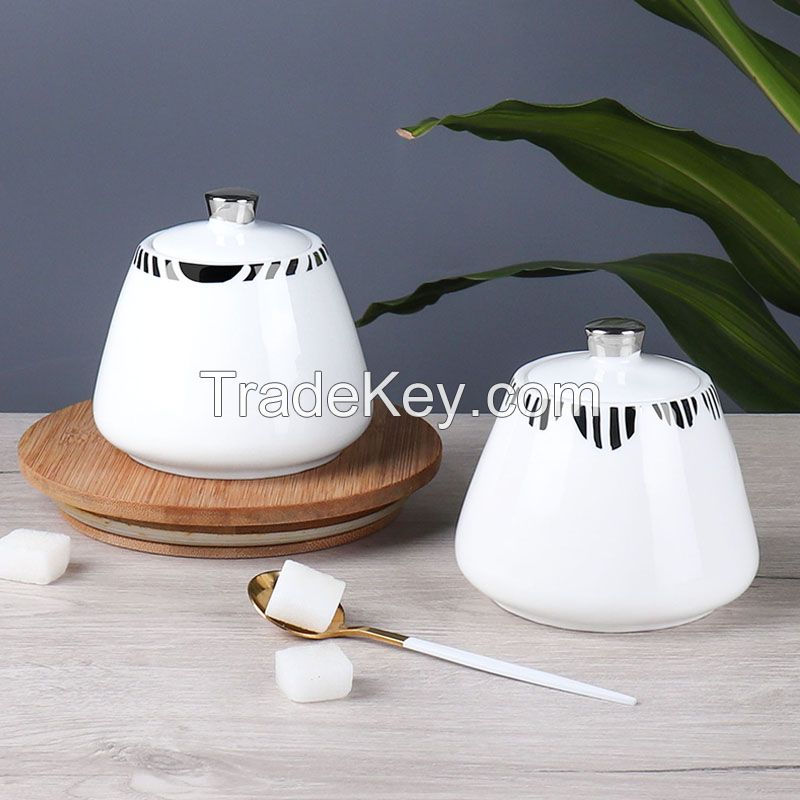 Porcelain Electroplate Dinnerware Sets