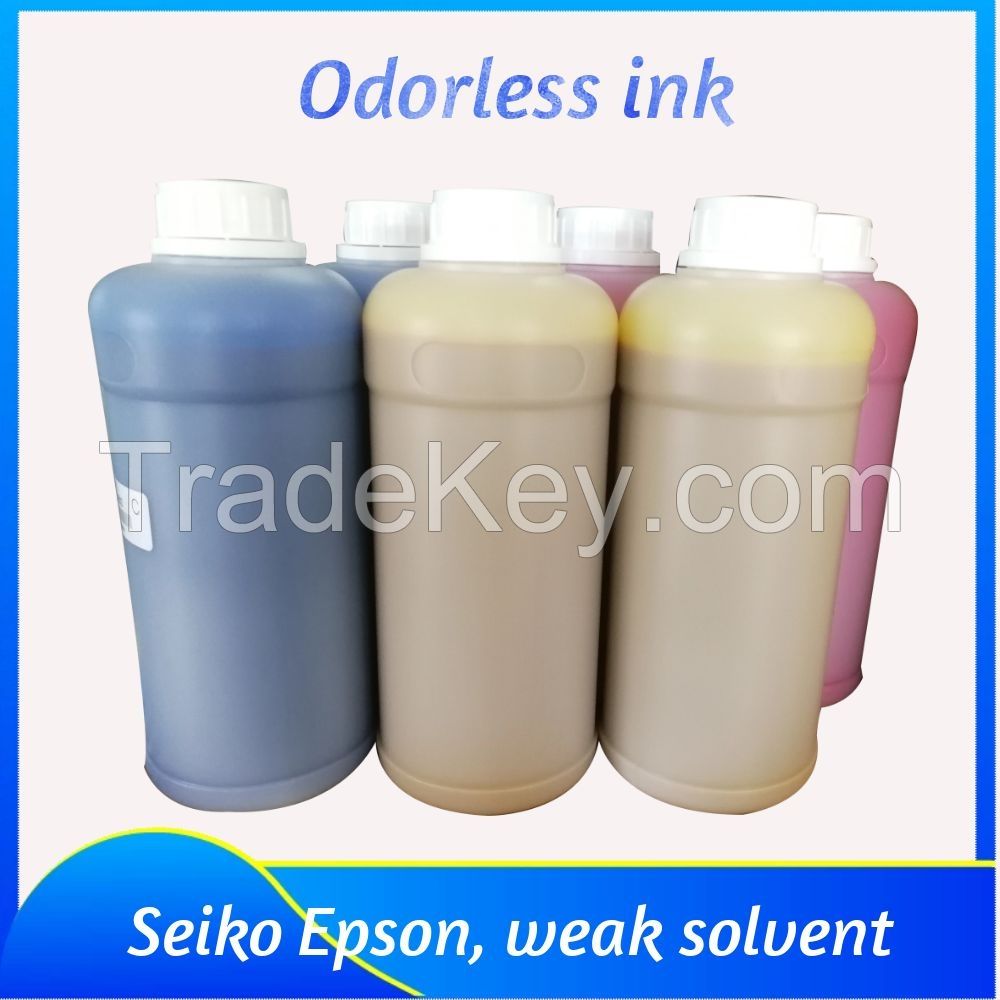 Outdoor weak solvent ink