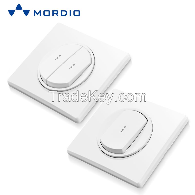 K500 Euro and UK standard Auto Connection 16A Schuko/French MF Socket with 1/2 gang Light Switch 250V~