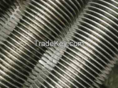 Laser welded finned tubes