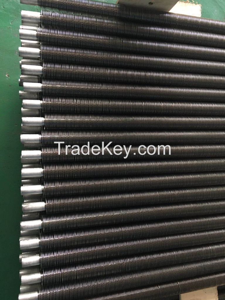 Laser welded finned tubes