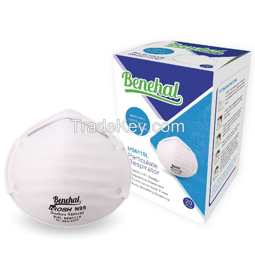 Benehal NIOSH N95 cup shape mask