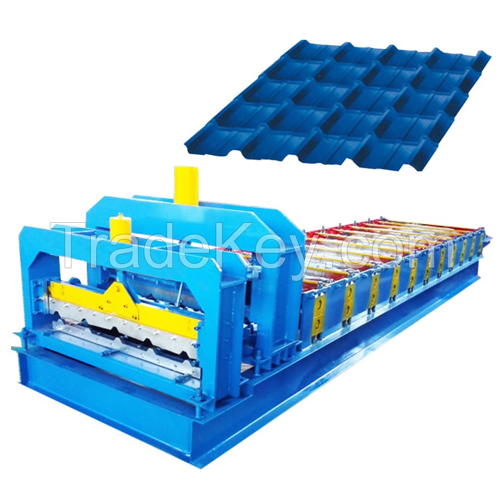 Aluminium Roofing steel Tiles Making Machine