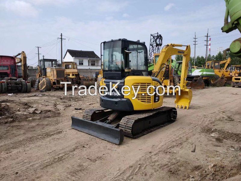 second hand excavator komatsu 55