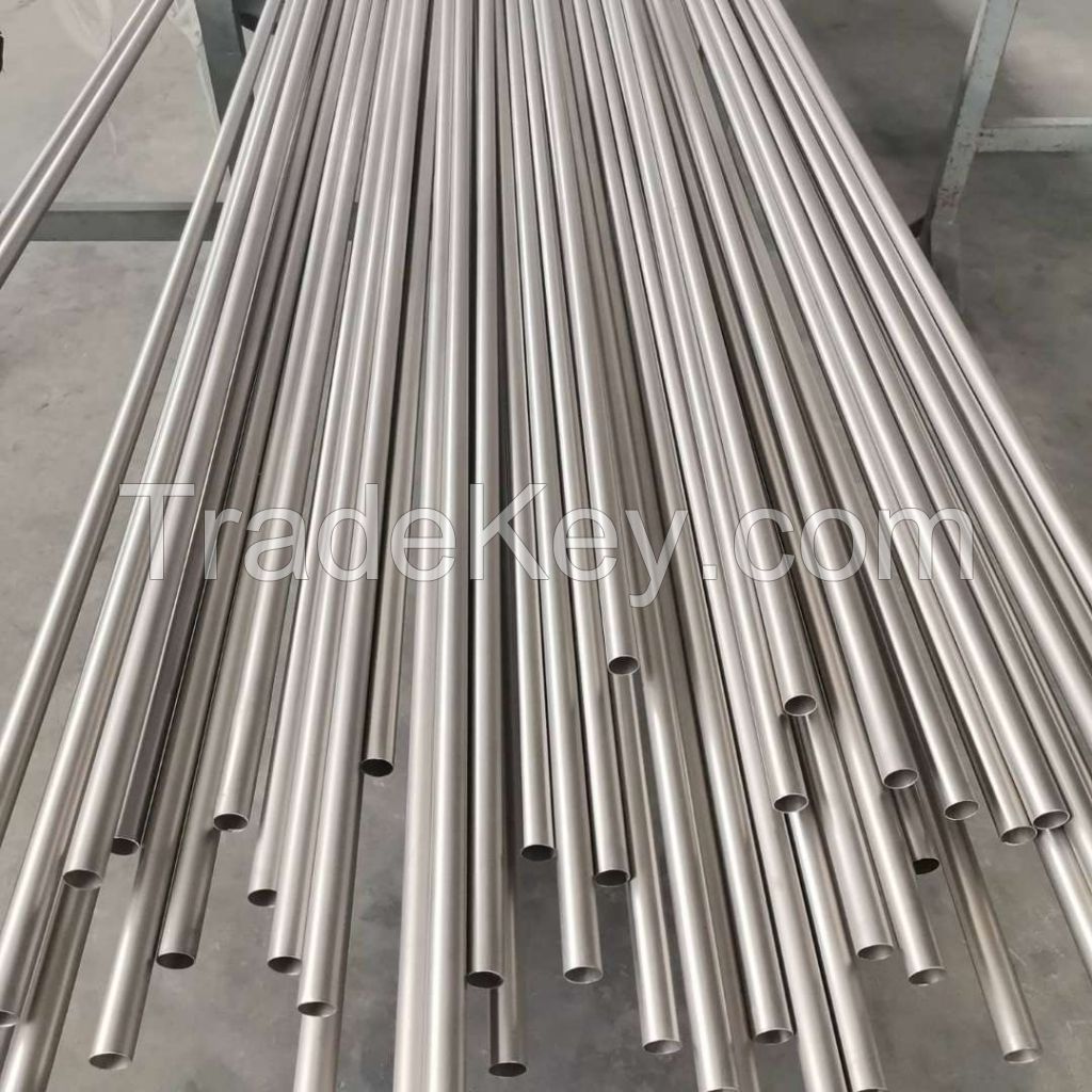 Titanium Pipe with ASTM B338 B337 standard for heat exchanger