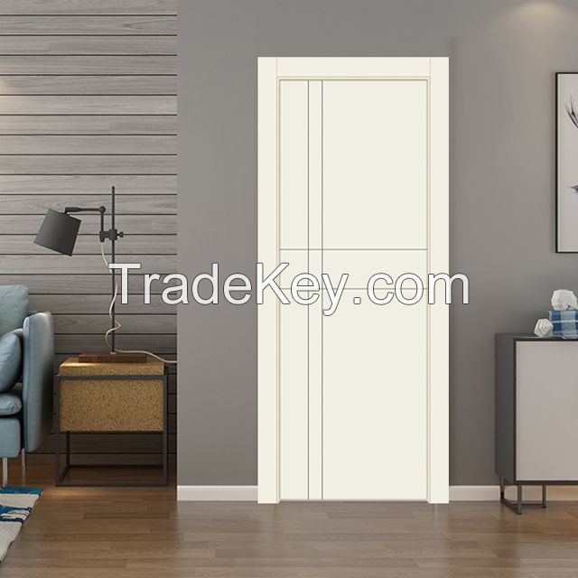 Israel hot selling white polymer door;pvc door