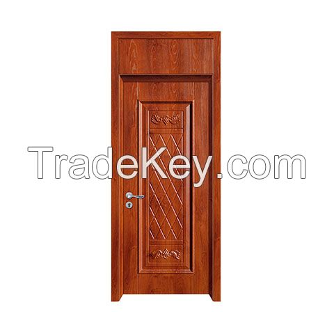 Fast delivery modern  house interior pvc film wpc door