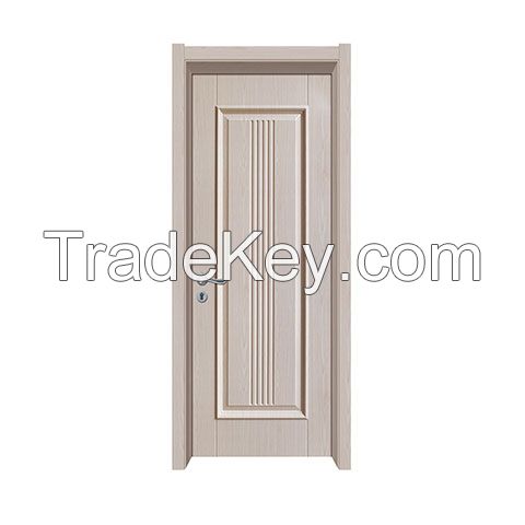 Fast delivery modern  house interior pvc film wpc door