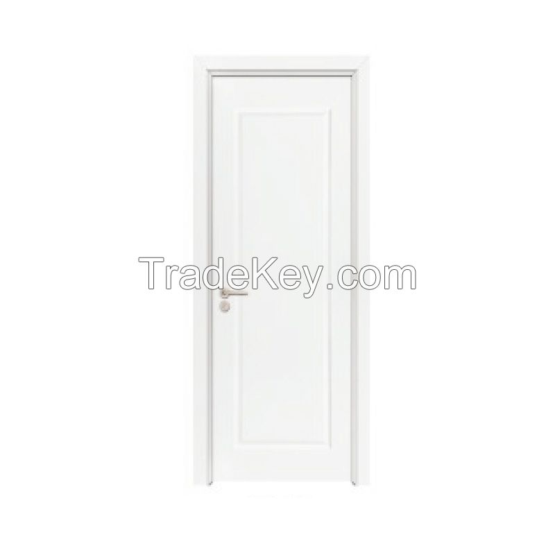 No Deformation PU Foam composite Bedroom WPC Door 