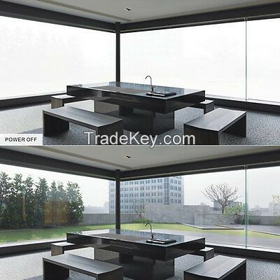 PDLC Magic Glass Film Smart Glass 10mm PDLC Self Adhesive Smart Glass Film