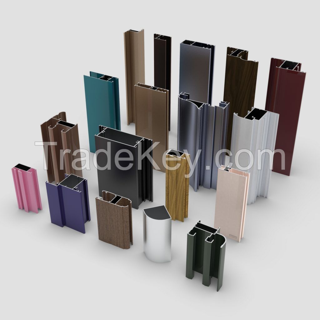 6063 aluminum extrusion profile for doors and windows aluminium