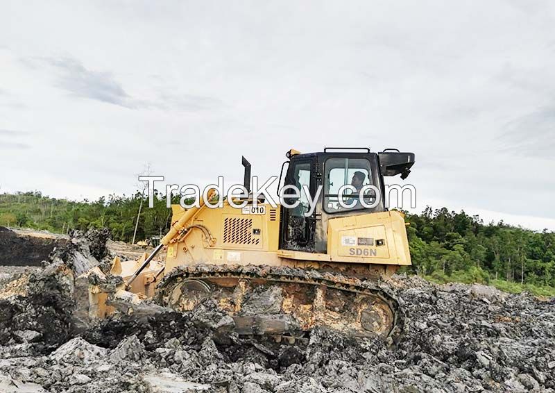 Easy Maintenance Open View Bulldozer Equipped With Torque Converter