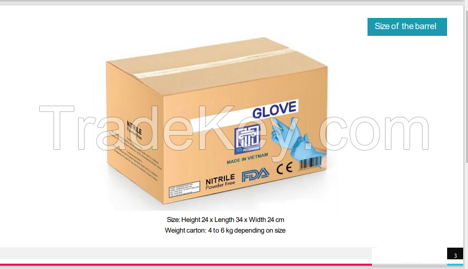 DC HOLDINGS Nitrile Gloves, High Quality, Durability, Powder Free, Customizing.