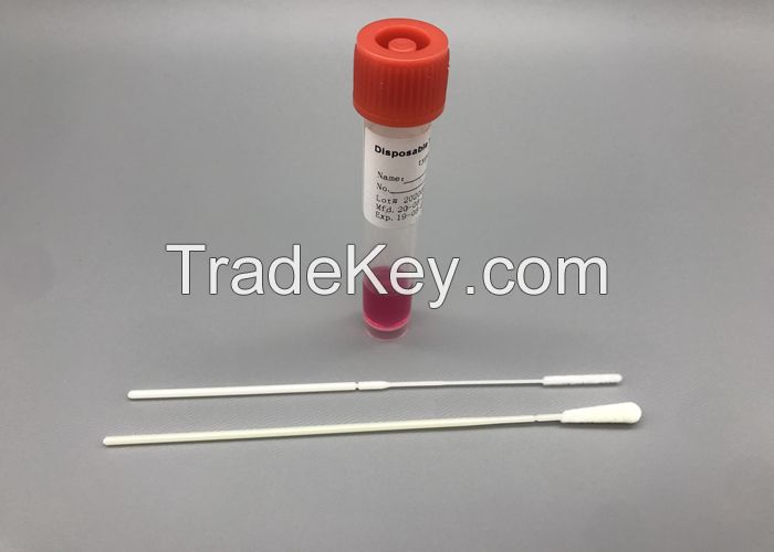 Disposal Virus Sampling Kits , Sample Collection Tube , Disposable Medical Supplies