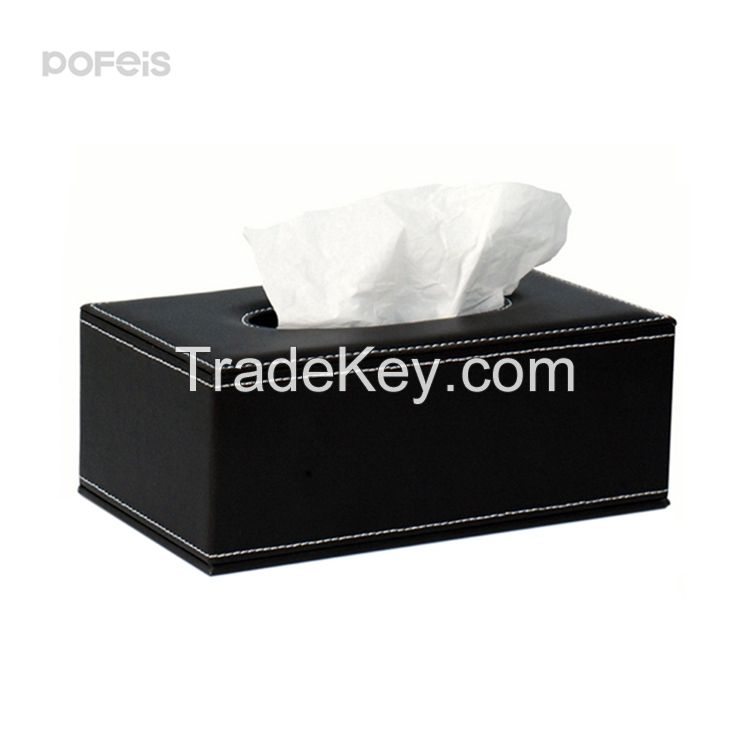 Customized Leather Tissue Box Covers