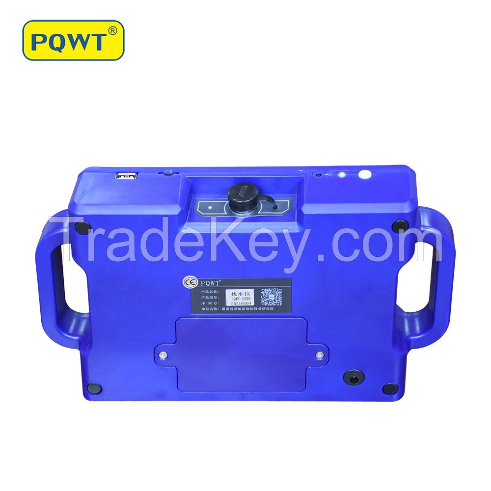 High Accuracy! PQWT-S500 underground water detector 100/150/300/500 meters borehole drilling water detector