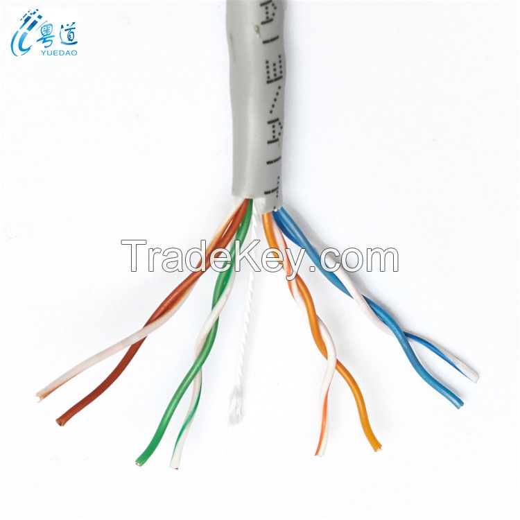 cat 5e cable pass test pure copper 24awg 2pr 4pr 305m 1000ft utp cat5e indoor cable 