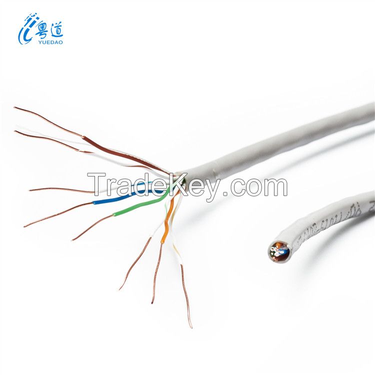 cat 5e cable pass test pure copper 24awg 2pr 4pr 305m 1000ft 0.56 utp cat5e indoor cable 