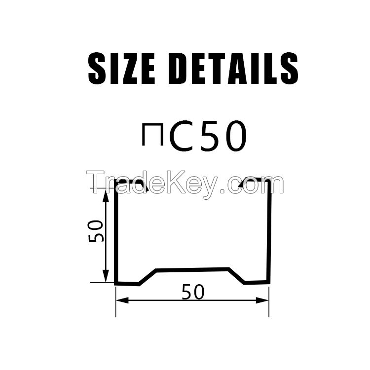 Cold Light Keel Roof Panel Metal Steel Roll Forming Machine With Servo 