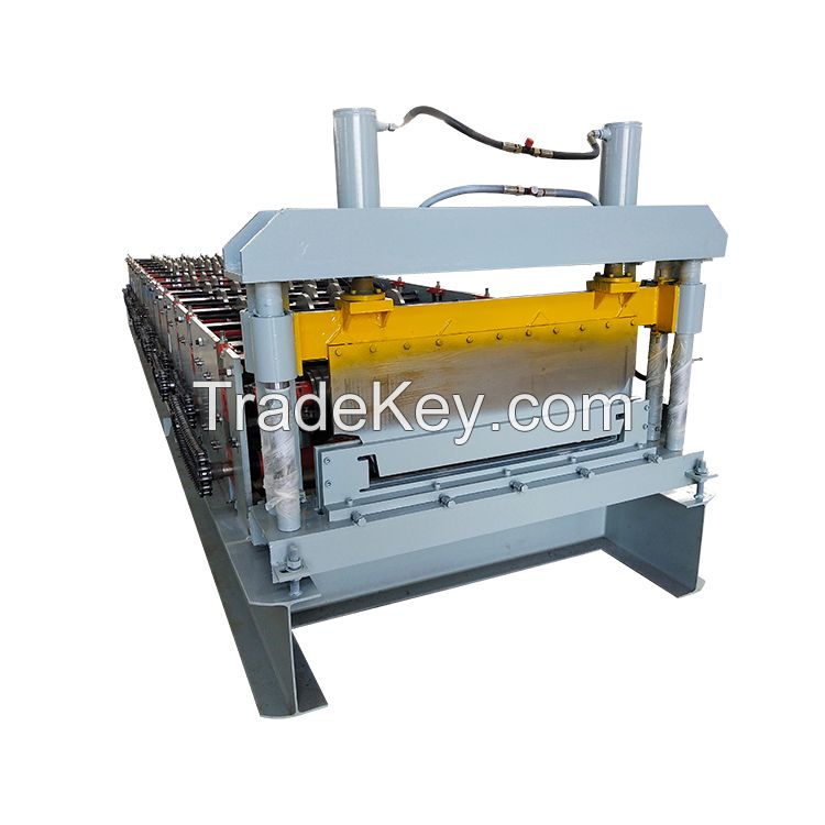 High Quality Roof Gutter Iron Sheet Roll Forming Panel Making Machine 