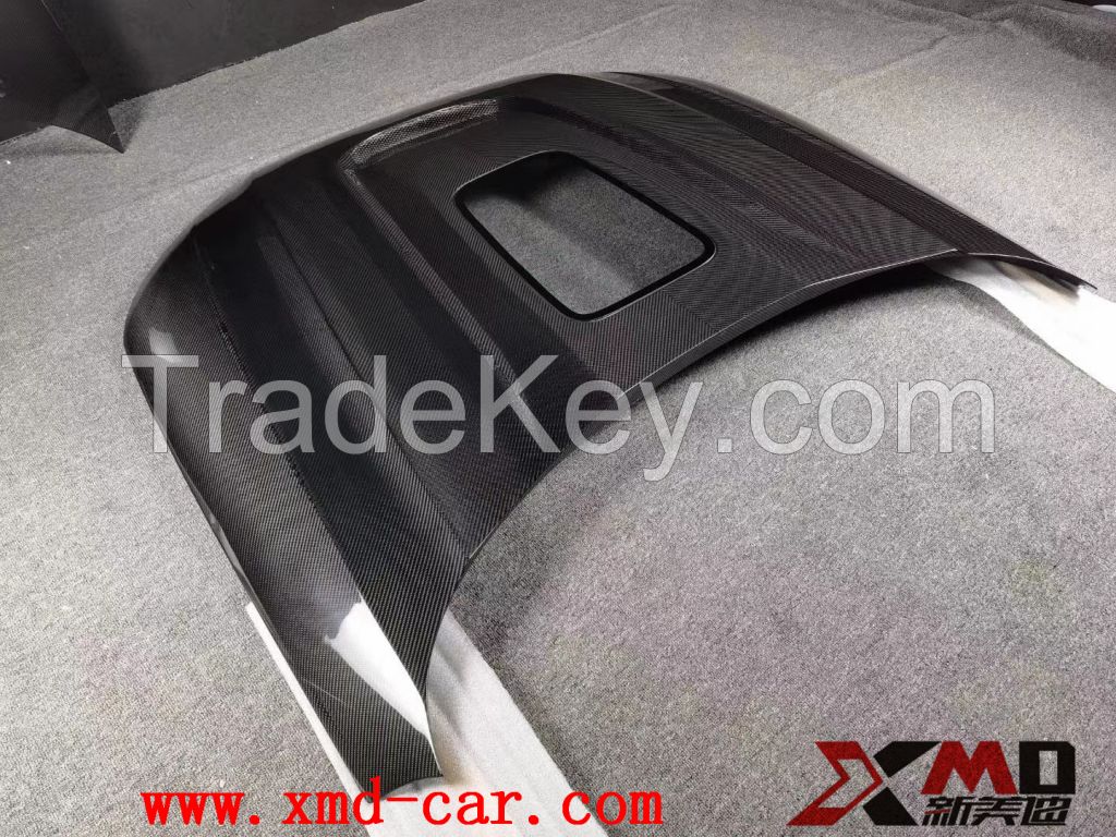 Carbon Fiber Hood Engine Cover for Audi S4