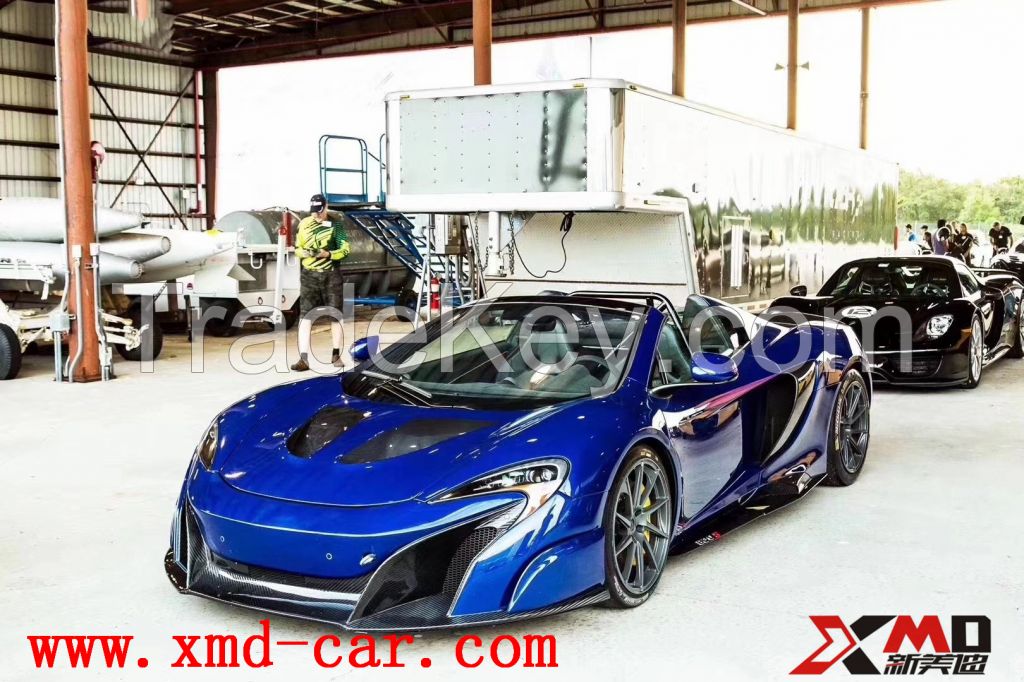 Carbon Fiber McLaren 625C 650S Upgraded to 675T Bumper Spolier Lip