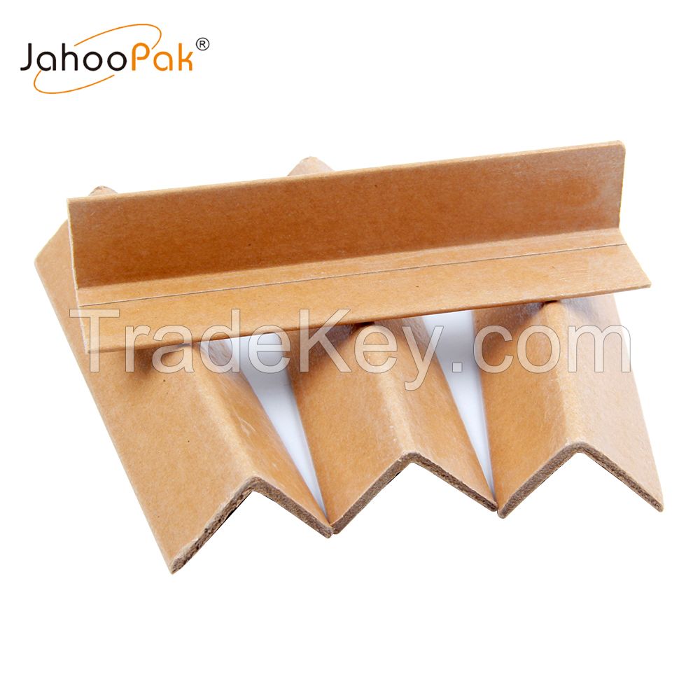 L Shape Hard Paper Pallet Edge Protectors Packing Material Carton cardboard Corner Protector