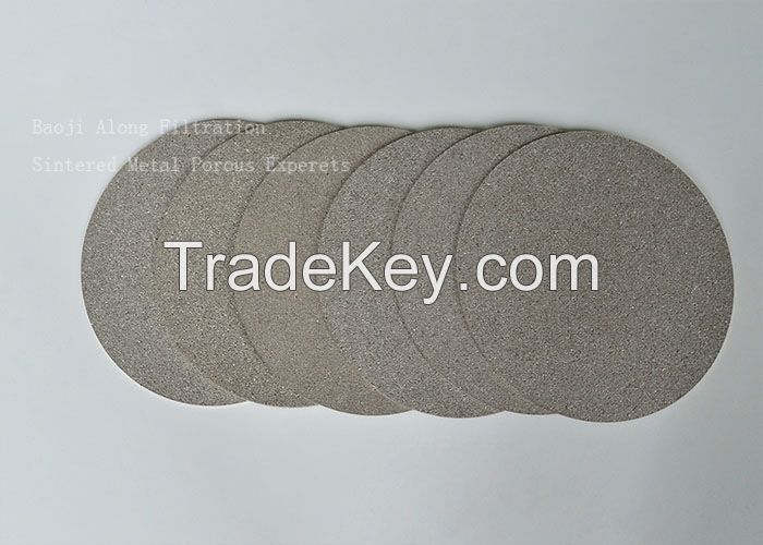  Stainless steel powder sintered metal porous filter disc for muffler silencer absorption