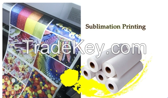 Overall Fast dry sublimation paper from 30gsm to 120gsm