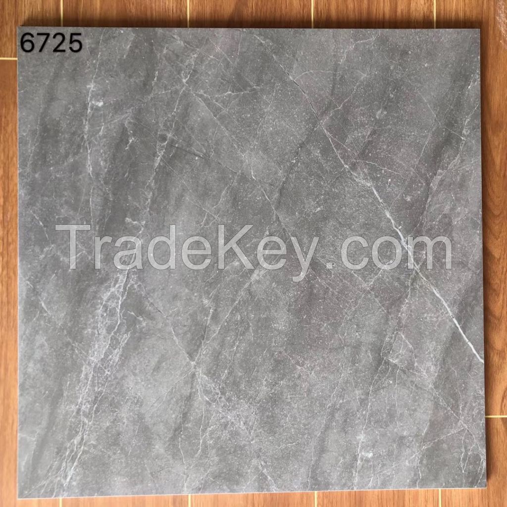 White Marble Glossy Glazed Ceramics 600x600 Porcelain Polished Floor Tiles