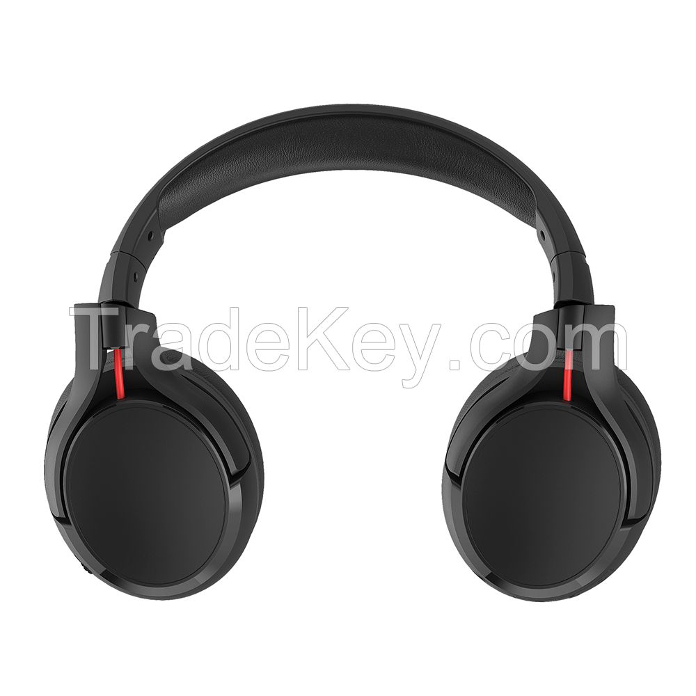 OEM LED Logo Wireless CSR Bluetooth Gaming Headset with Detachable Mic