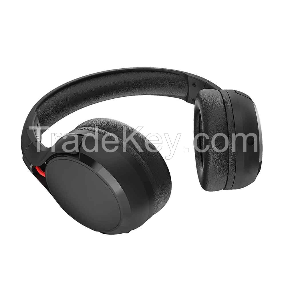 OEM LED Logo Wireless CSR Bluetooth Gaming Headset with Detachable Mic