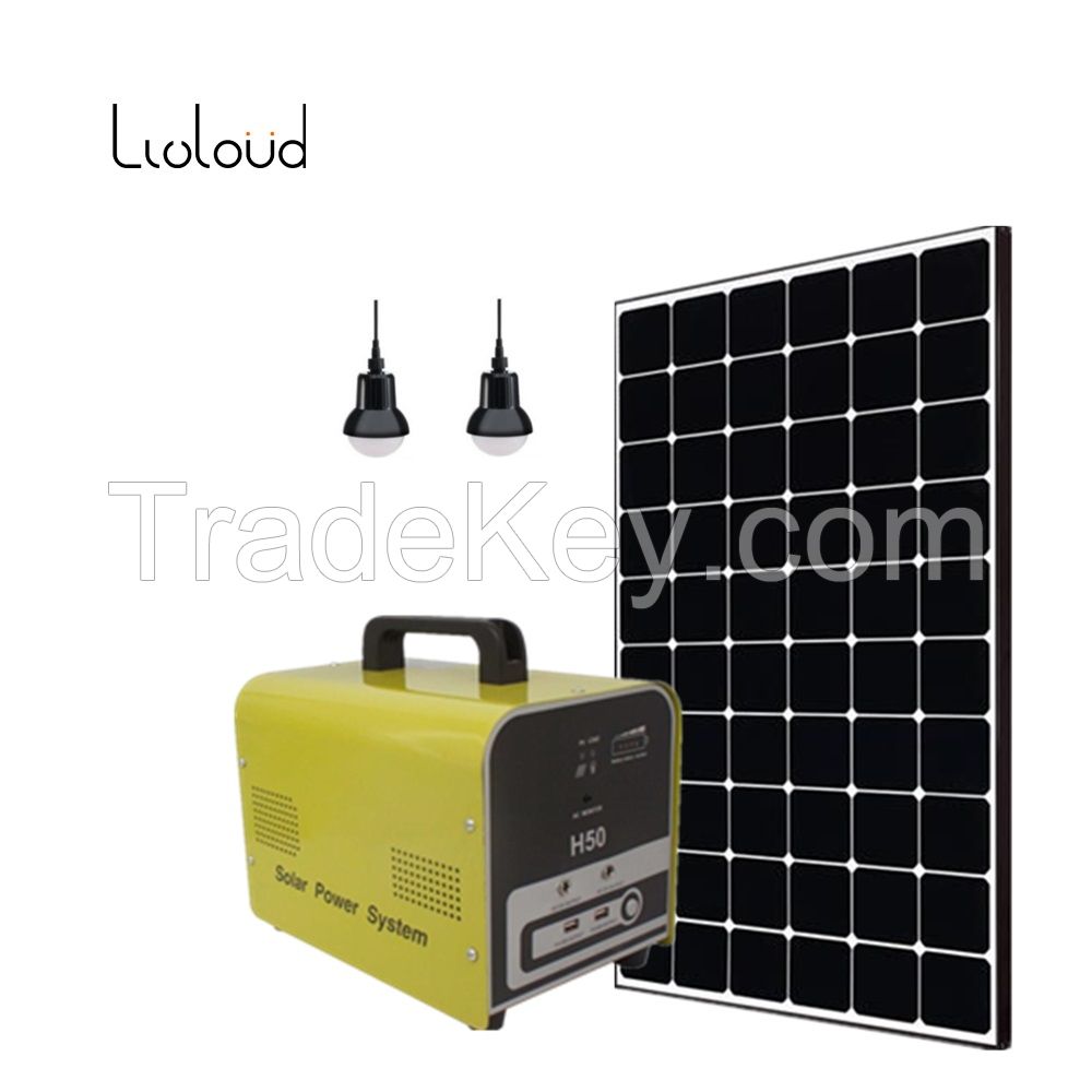  Factory Direct Sale Home USB Portable Lighting Kit Solar Energy Storage Battery System