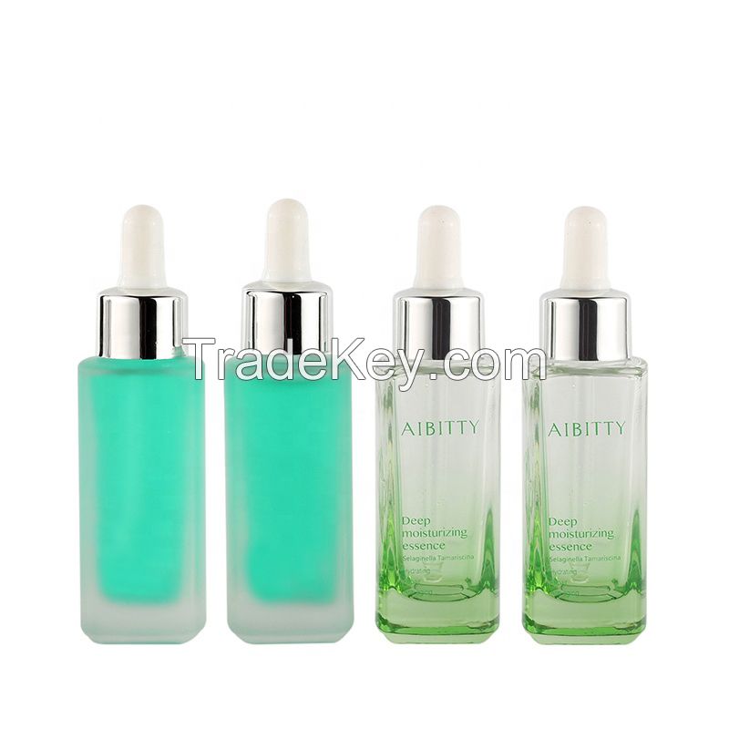 Newest Transparent Luxury 30Ml Glass Serum Perfume Bottle