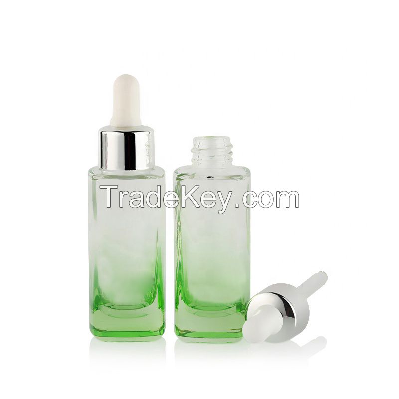 Newest Transparent Luxury 30Ml Glass Serum Perfume Bottle