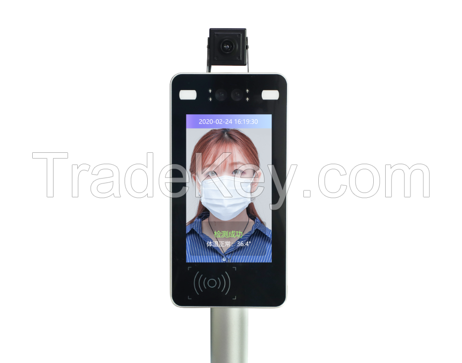 10 Inch/7 Inch/5 Inch Binocular Face Recognition Attendance Access System Machine with/without IR Temperature Measurement 