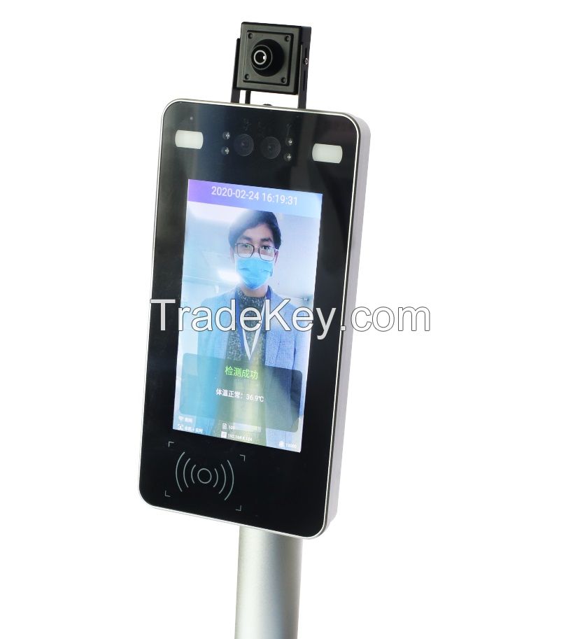 10 Inch/7 Inch/5 Inch Binocular Face Recognition Attendance Access System Machine with/without IR Temperature Measurement 