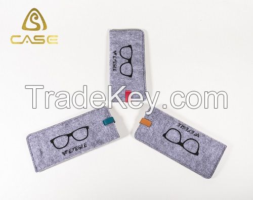 Custom Eco-Friendly Felt Eyeglasses Pouch