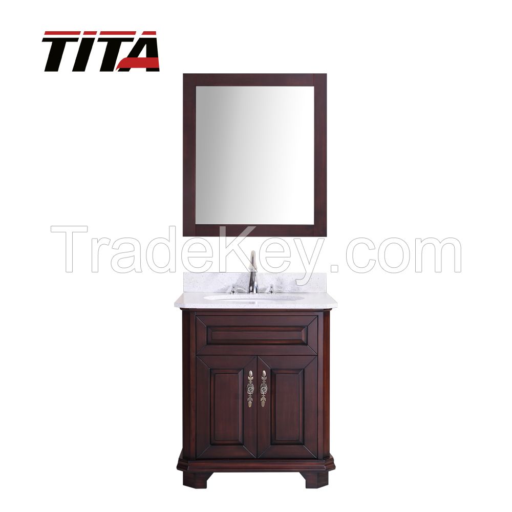 Antique Solid Wood Bathroom Vanity